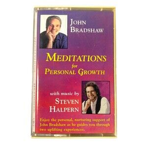Meditation for Personal Growth Cassette Tape John Bradshaw Steve Halpern Collab